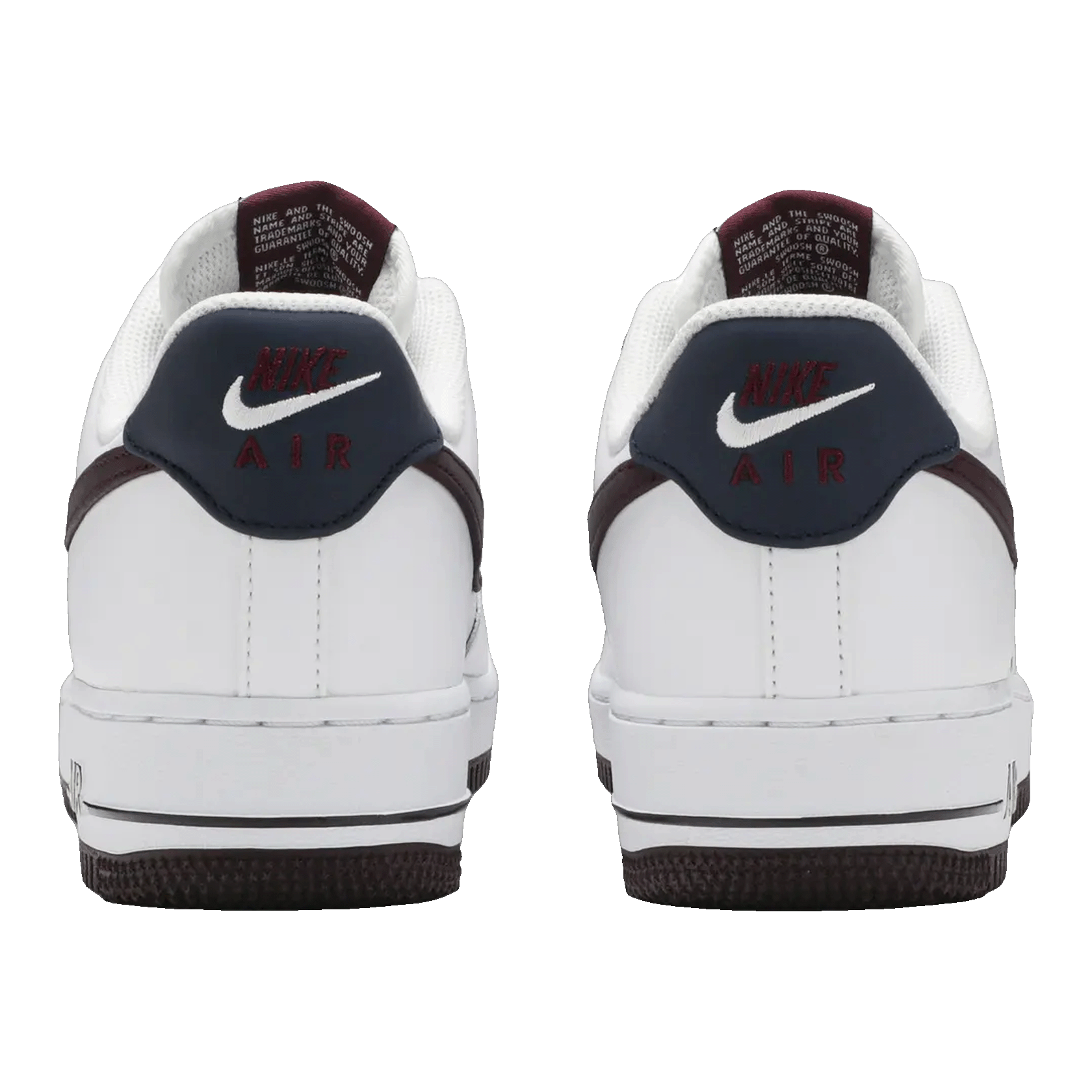 Nike Air Force 1 Low Obsidian/White-University Red Back