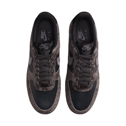 Nike Air Force 1 Low Off Noir Snakeskin Oben