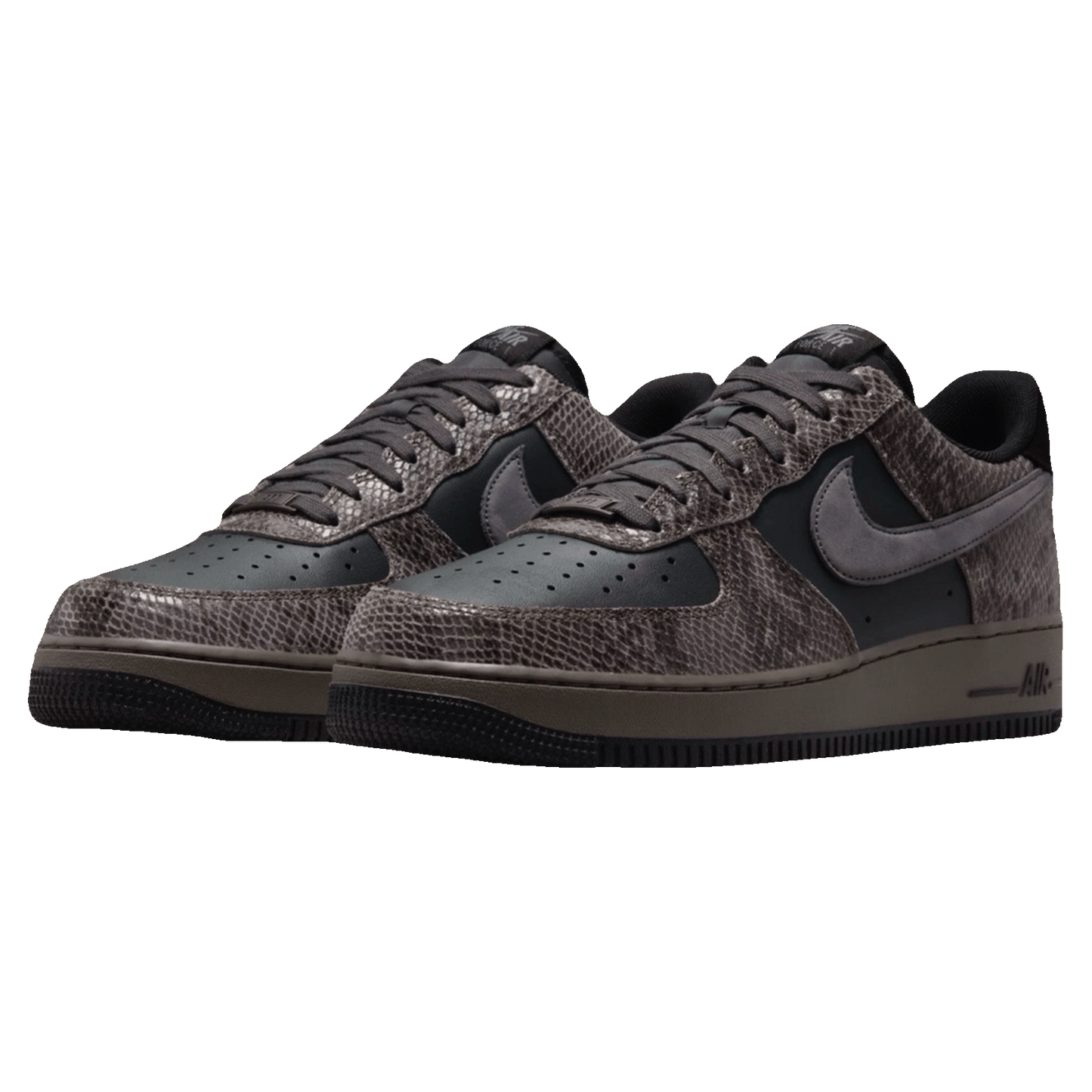 Nike Air Force 1 Low Off Noir Snakeskin Side