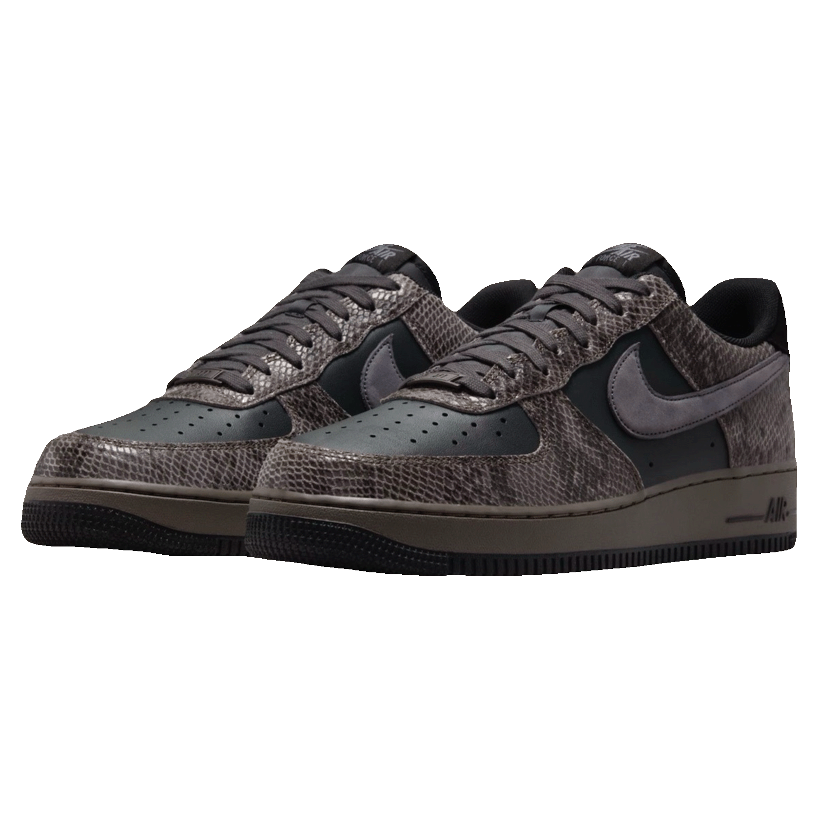 Nike Air Force 1 Low Off Noir Snakeskin Side