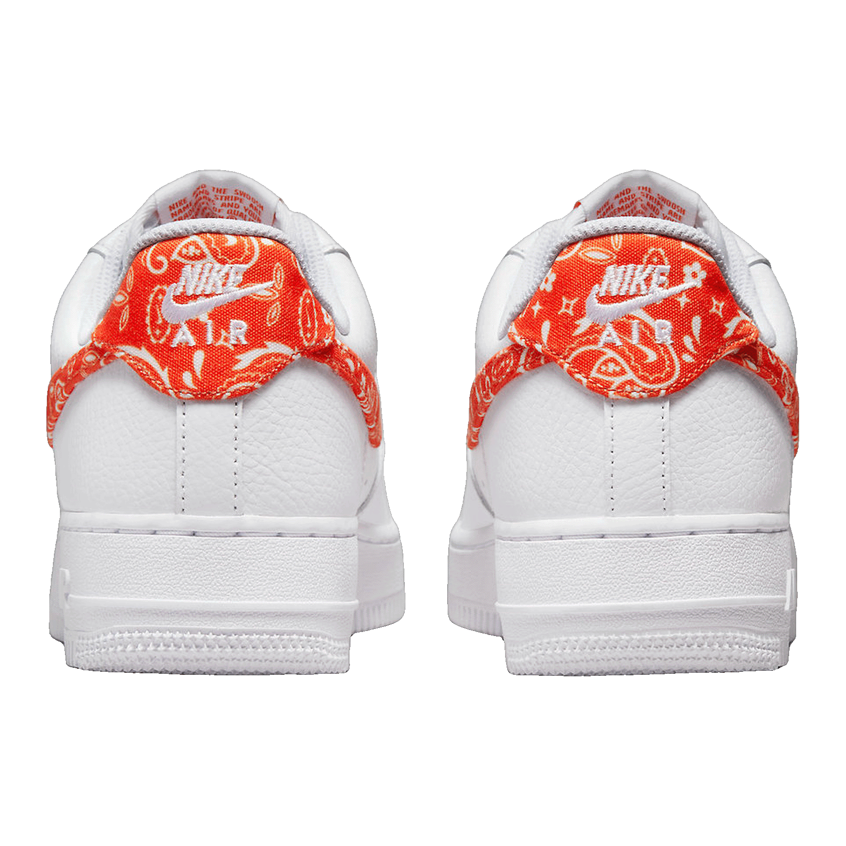 Nike Air Force 1 Low Orange Paisley (W) Back