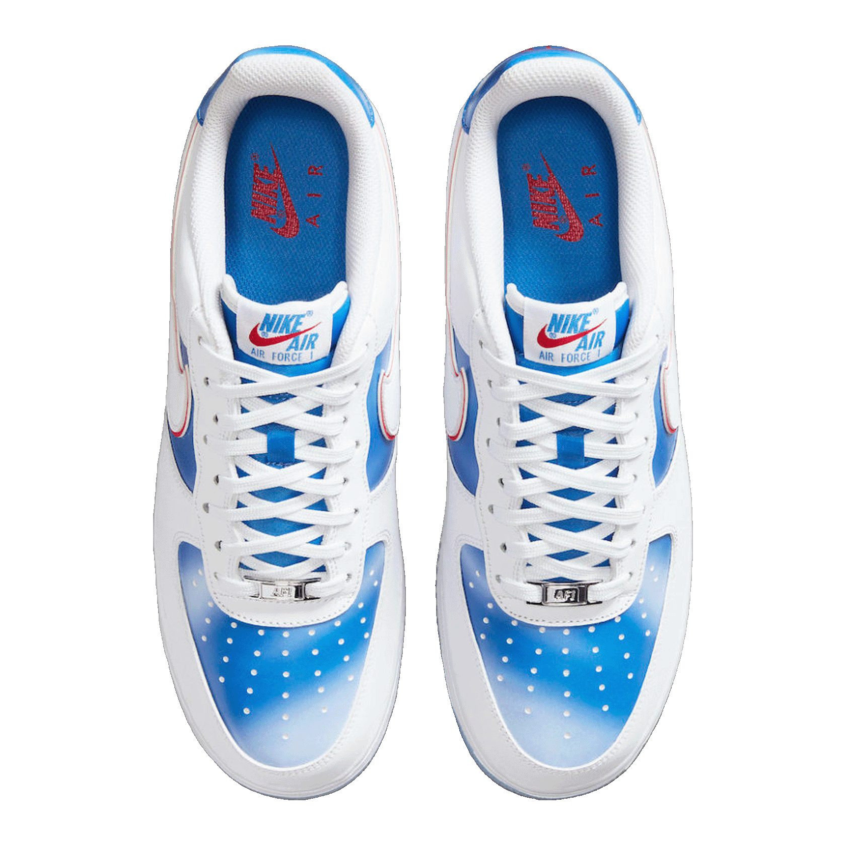 Nike Air Force 1 Low Pacific Blue Oben