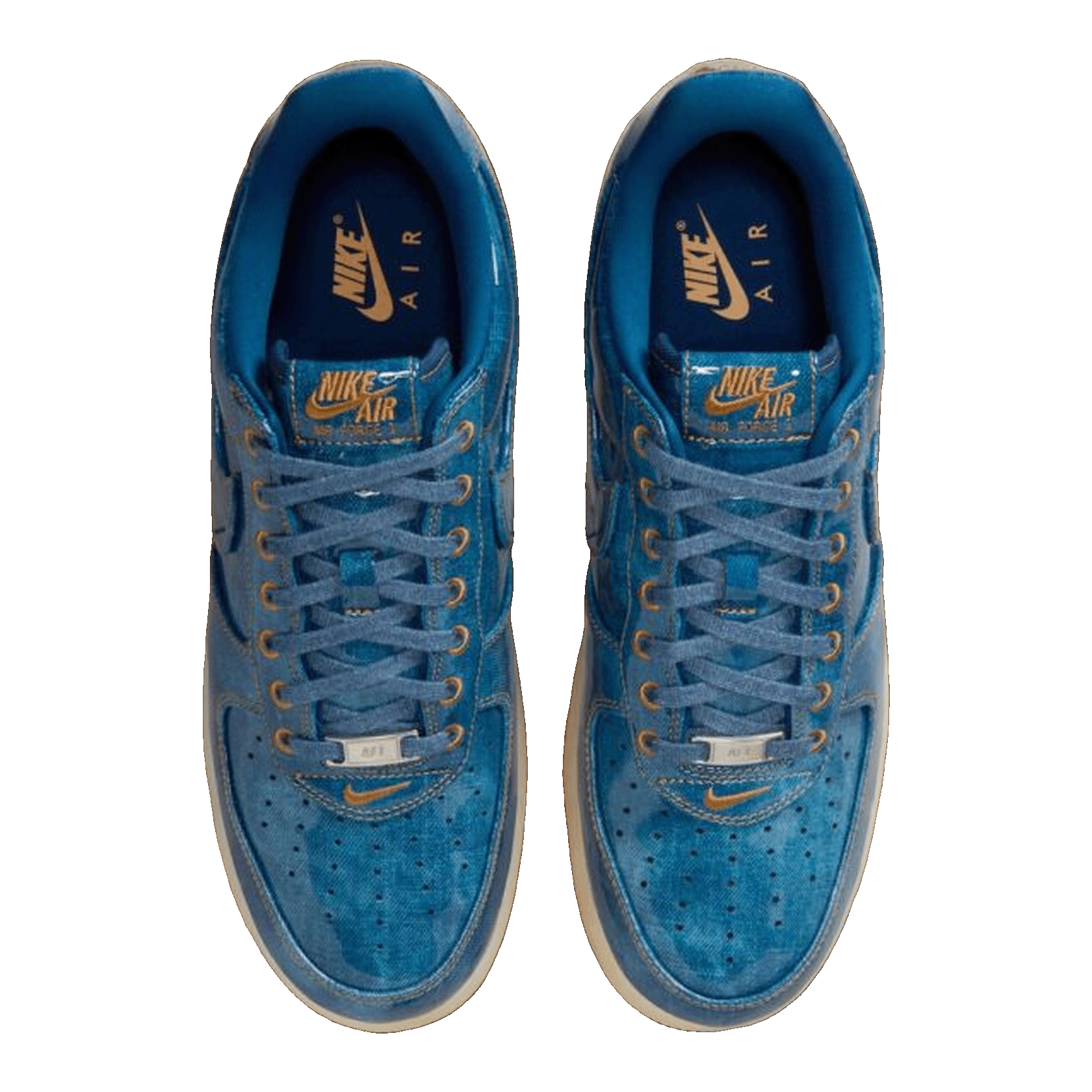 Nike Air Force 1 Low Patent Denim Oben IM5757-400