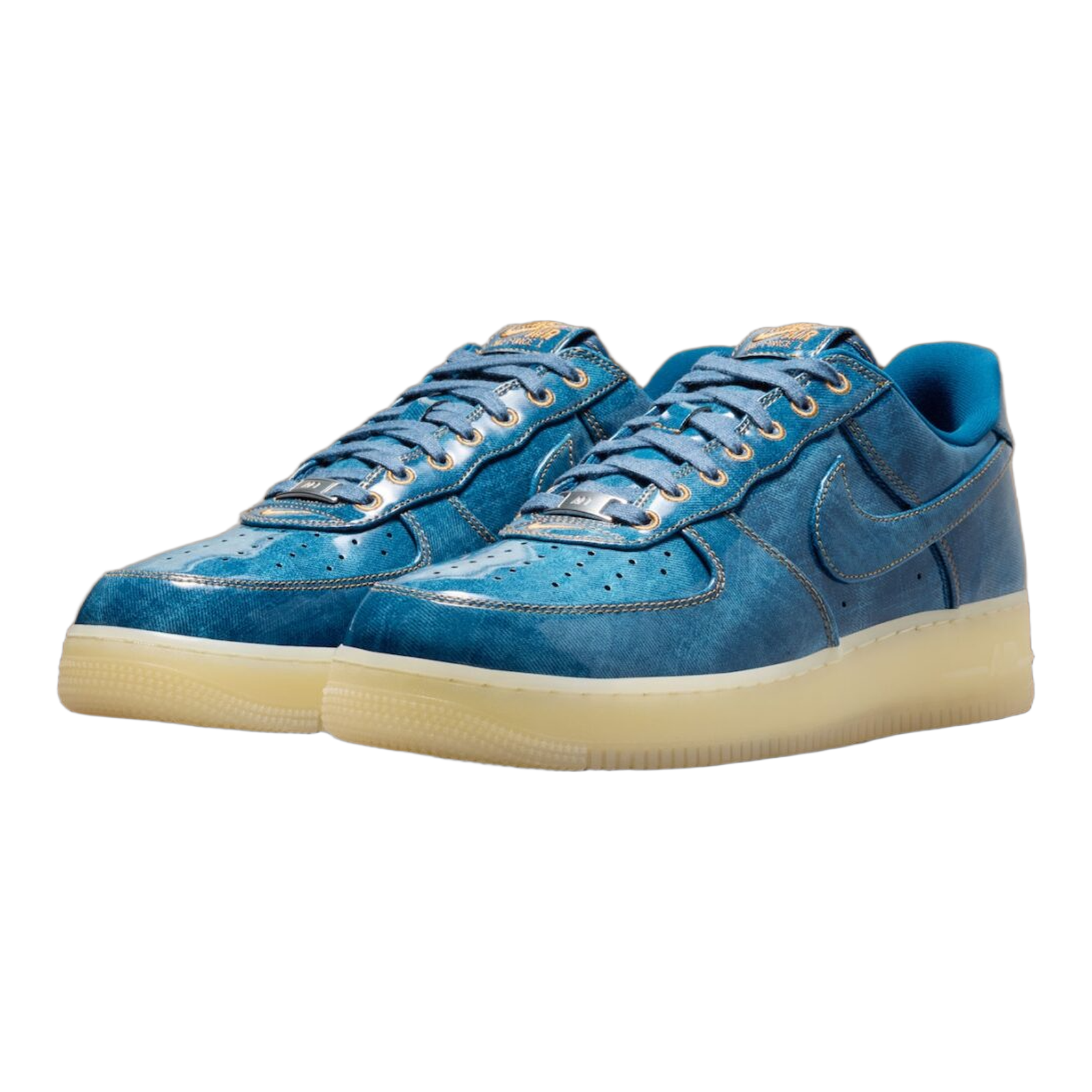 Nike Air Force 1 Low Patent Denim Side IM5757-400