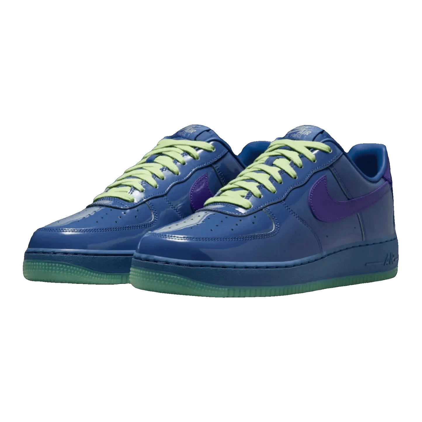 Nike Air Force 1 Low Patent Leather Mystic Navy Grape Ice Side IO4489-400