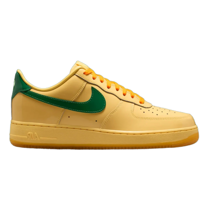 Nike Air Force 1 Low Patent Leather Topaz Gold Pine Green IO4489-700