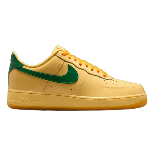 Nike Air Force 1 Low Patent Leather Topaz Gold Pine Green IO4489-700