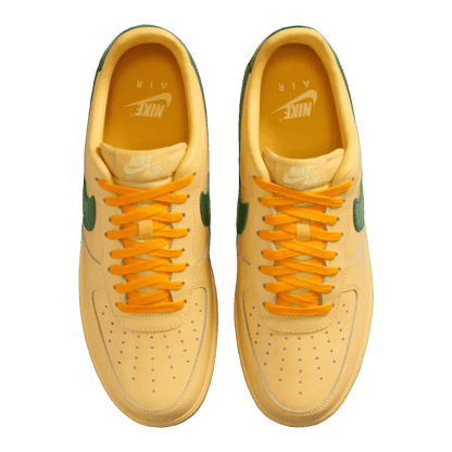 Nike Air Force 1 Low Patent Leather Topaz Gold Pine Green Oben IO4489-700