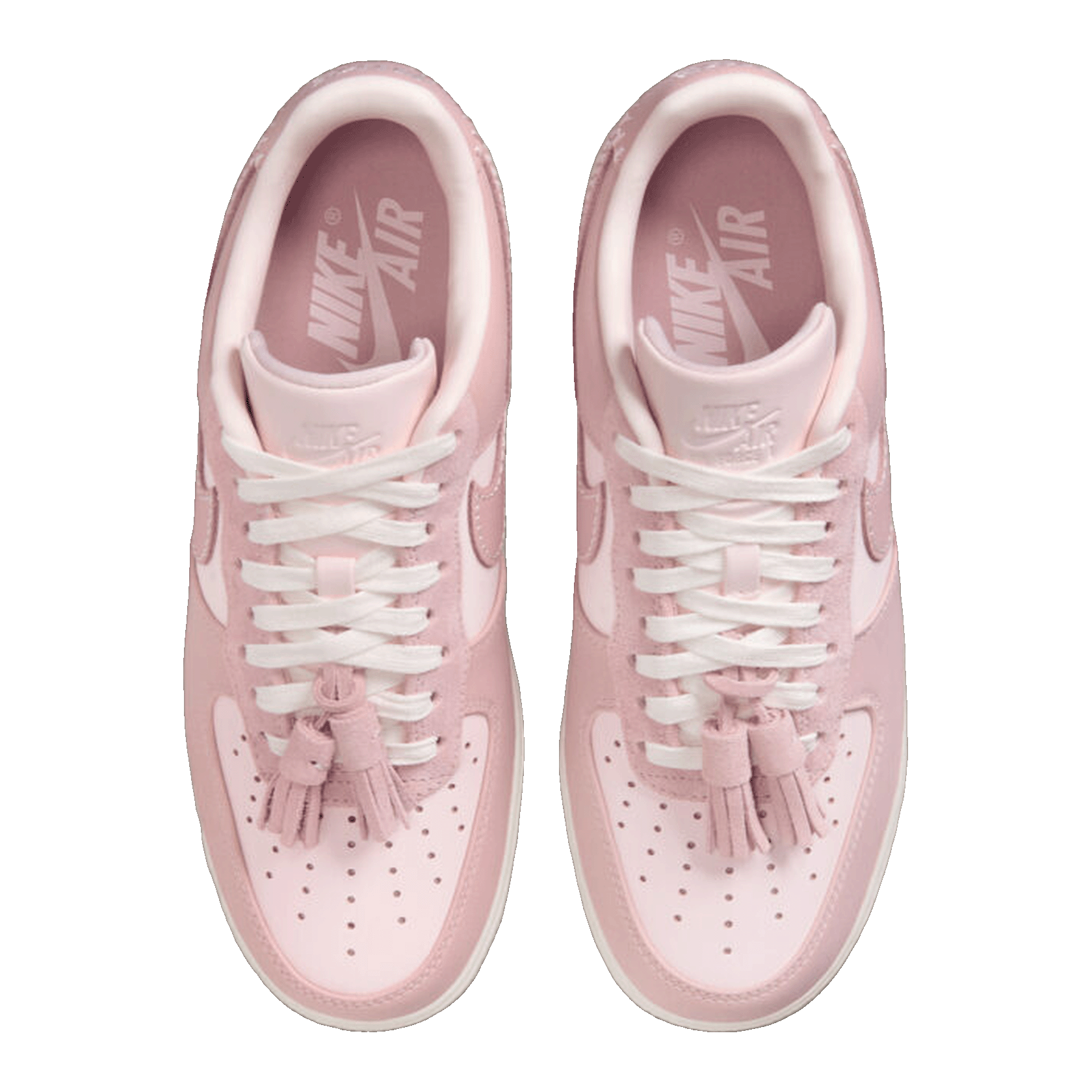 Nike Air Force 1 Low Pink Oxford Tassels (W) Oben