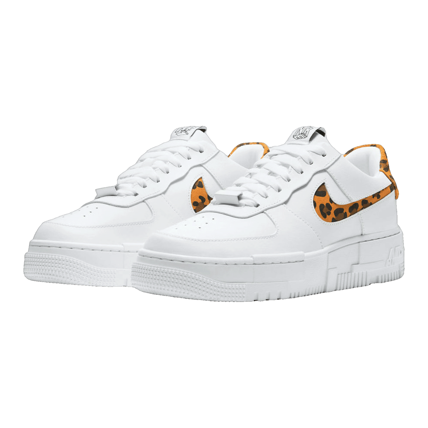 Nike Air Force 1 Low Pixel SE White Leopard (W) Side