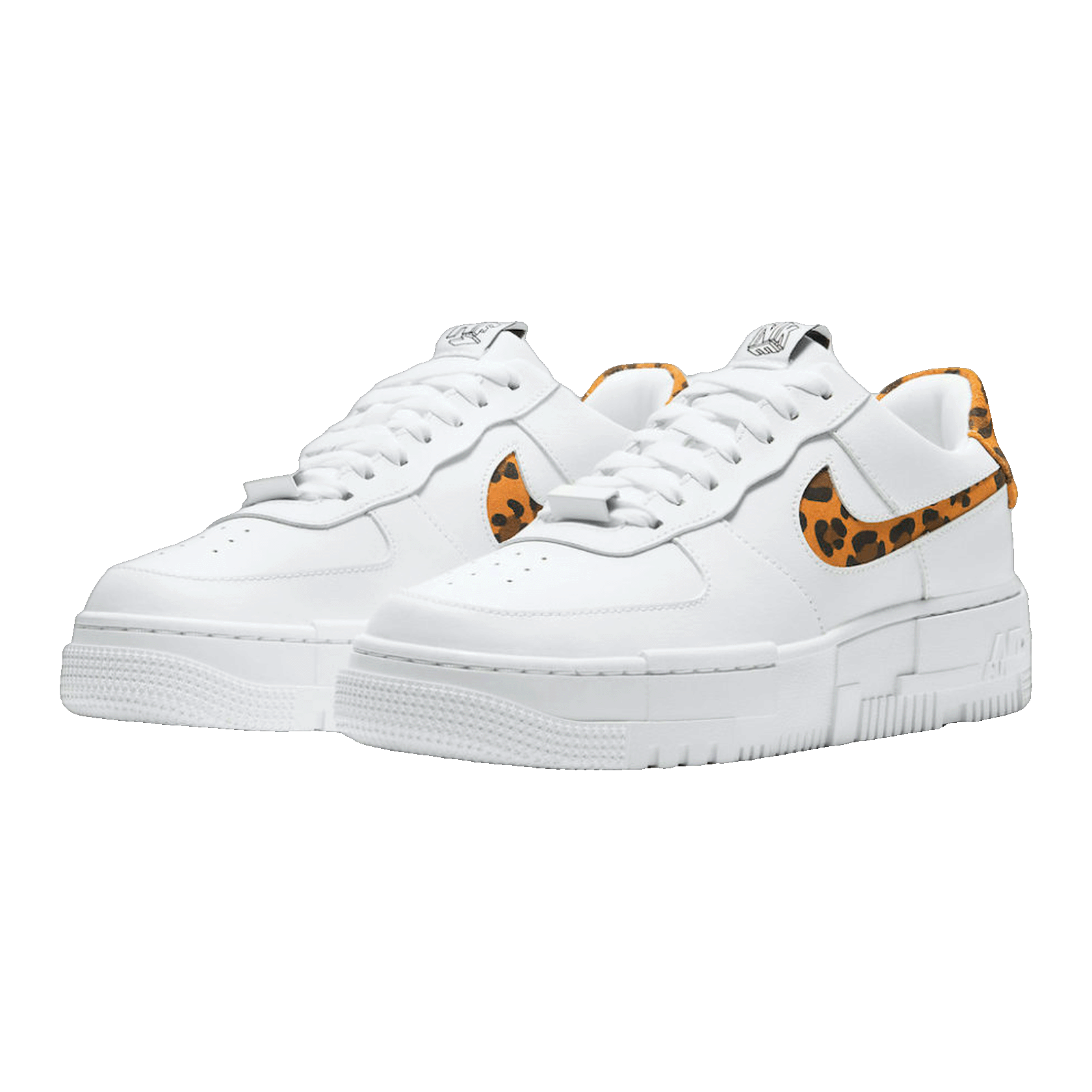 Nike Air Force 1 Low Pixel SE White Leopard (W) Side