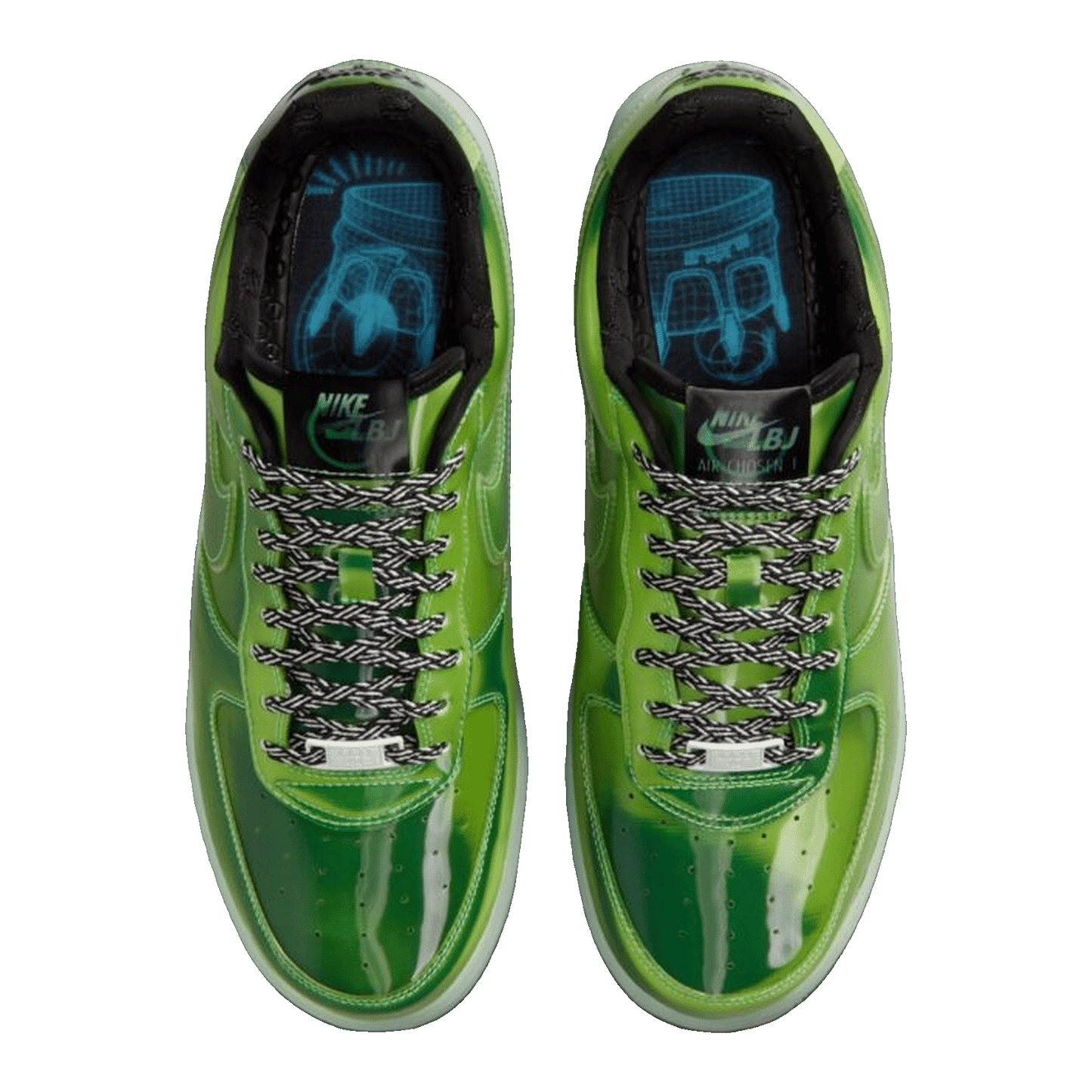 Nike Air Force 1 Low Premium LeBron James LA Voltage Green Oben IQ5368-300