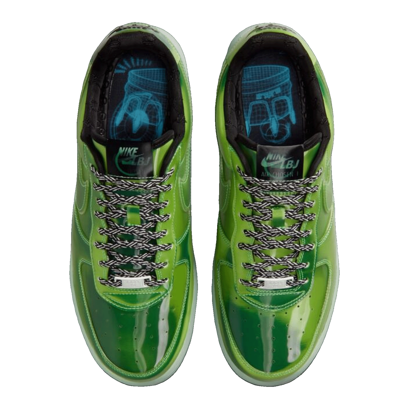 Nike Air Force 1 Low Premium LeBron James LA Voltage Green Oben IQ5368-300