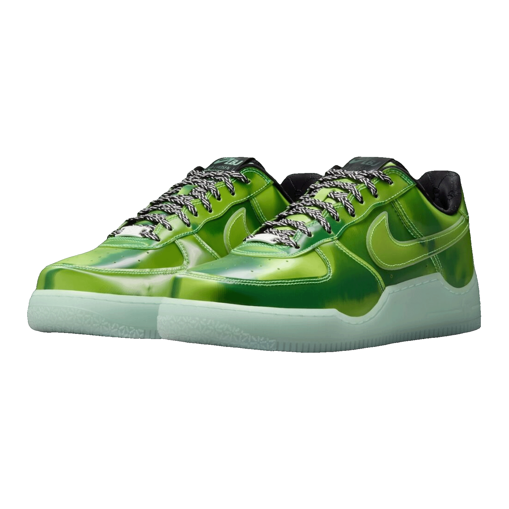 Nike Air Force 1 Low Premium LeBron James LA Voltage Green Side IQ5368-300
