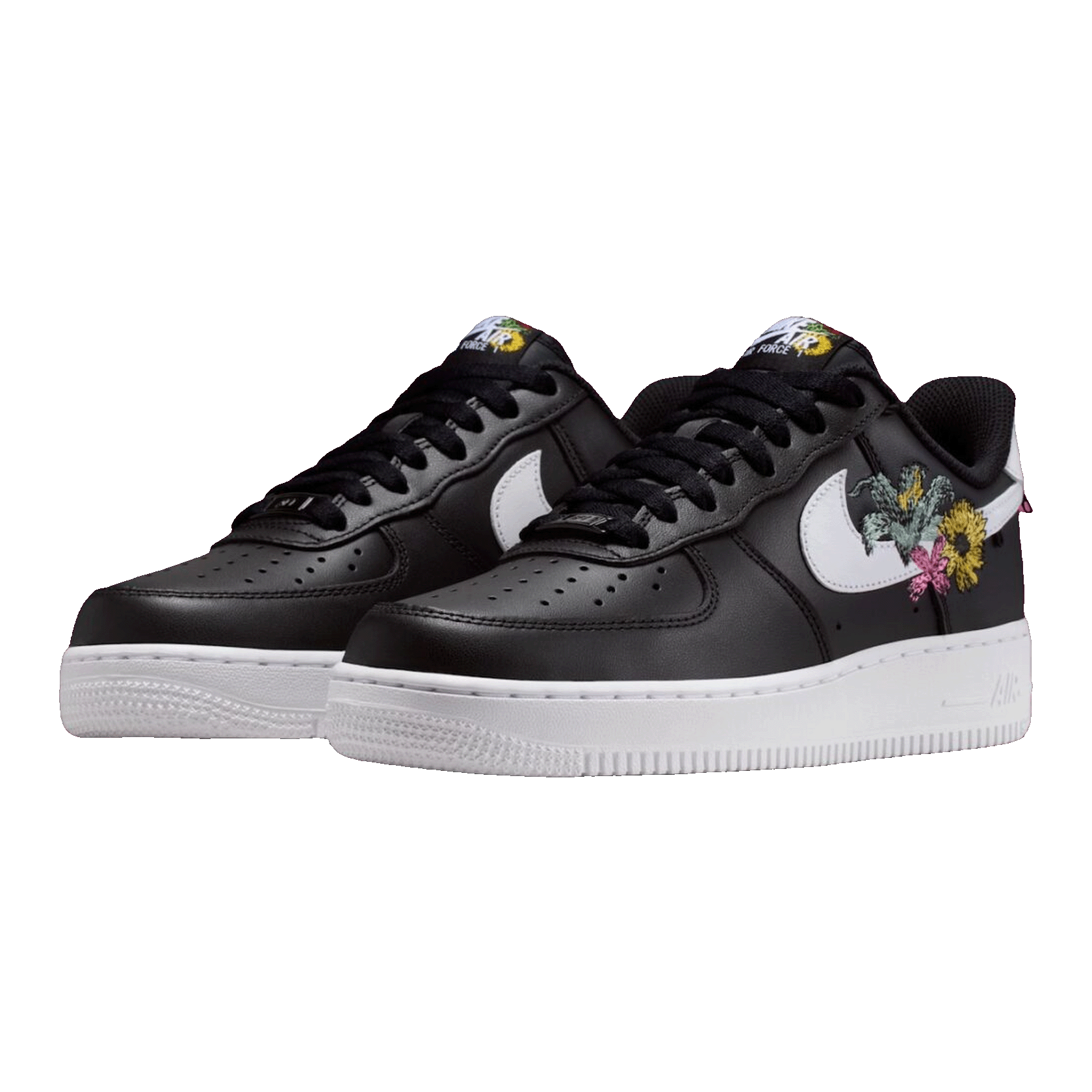 Nike Air Force 1 Low Premium Now Accepting All Flowers Black (W) Side IB6644-001