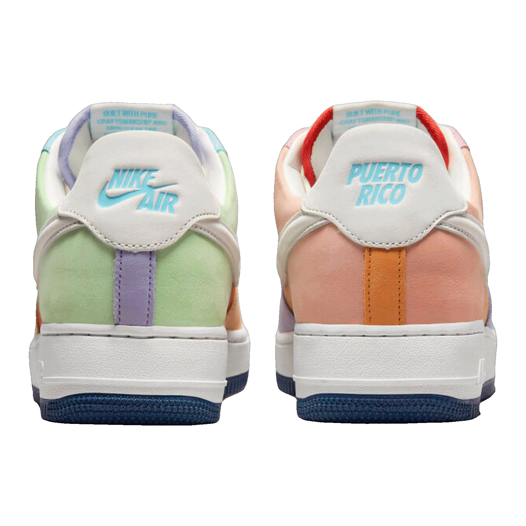 Nike Air Force 1 Low Puerto Rico Boricua Back