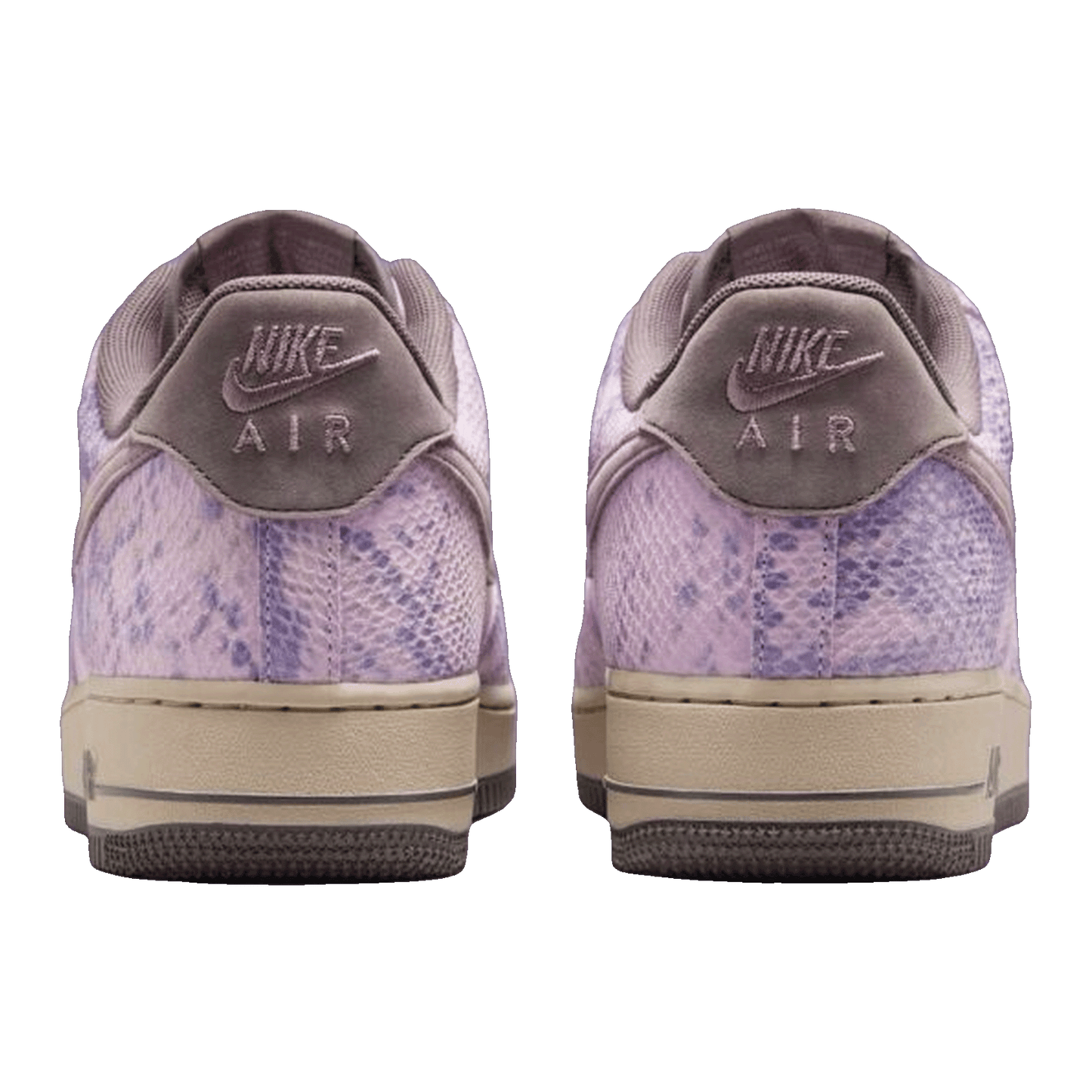Nike Air Force 1 Low Purple Snakeskin Back