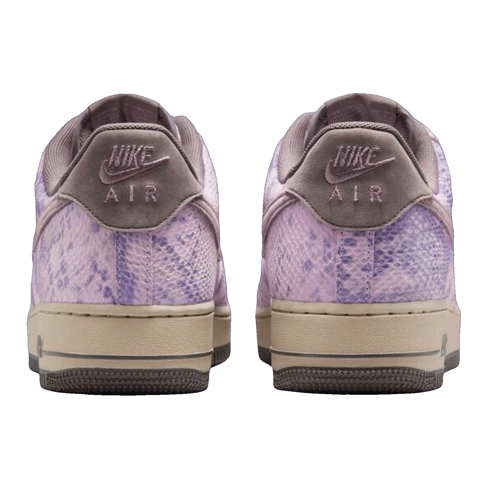 Nike Air Force 1 Low Purple Snakeskin Back