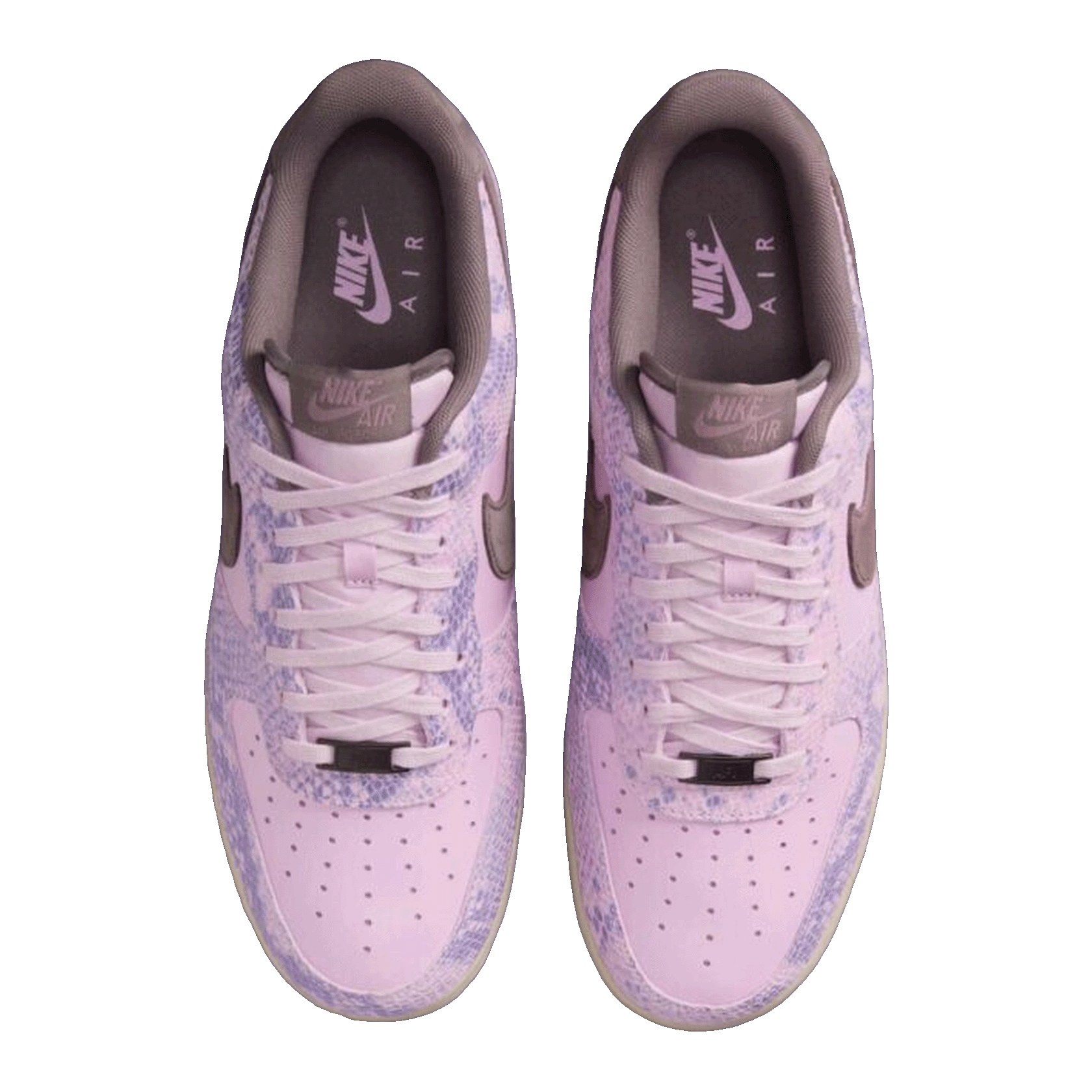 Nike Air Force 1 Low Purple Snakeskin Oben