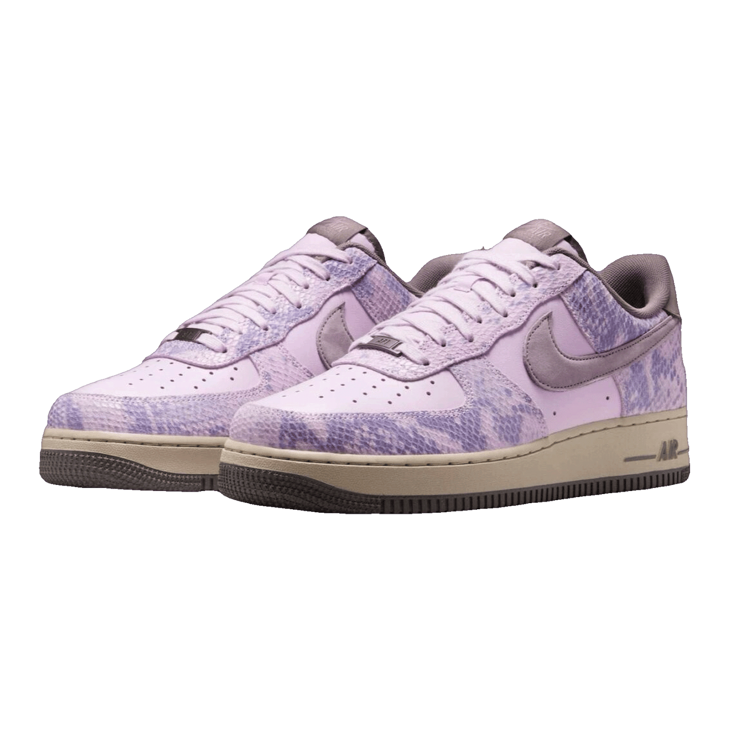 Nike Air Force 1 Low Purple Snakeskin Side