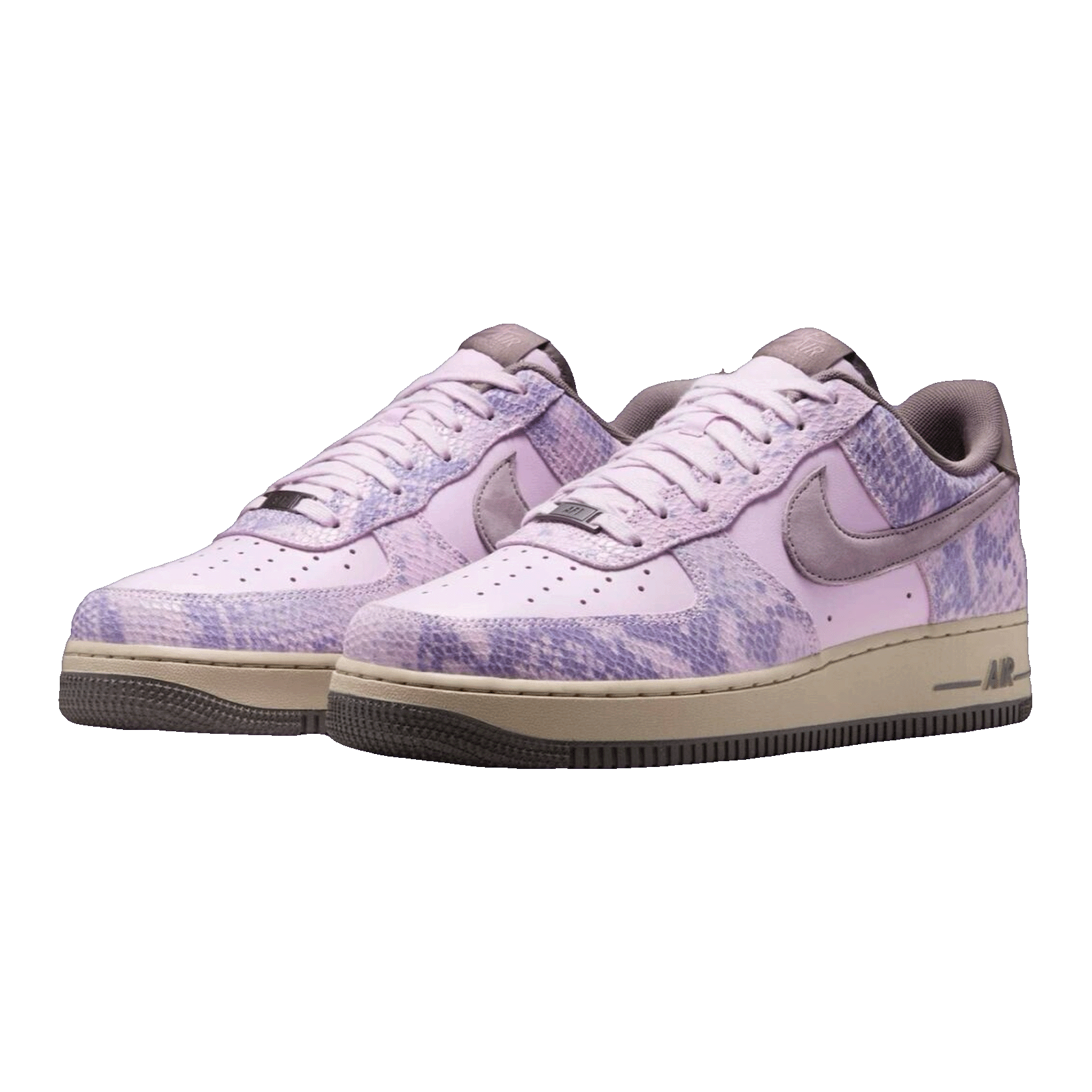 Nike Air Force 1 Low Purple Snakeskin Side