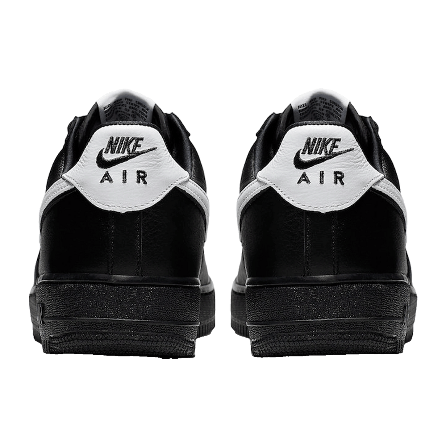 Nike Air Force 1 Low QS Black White Back