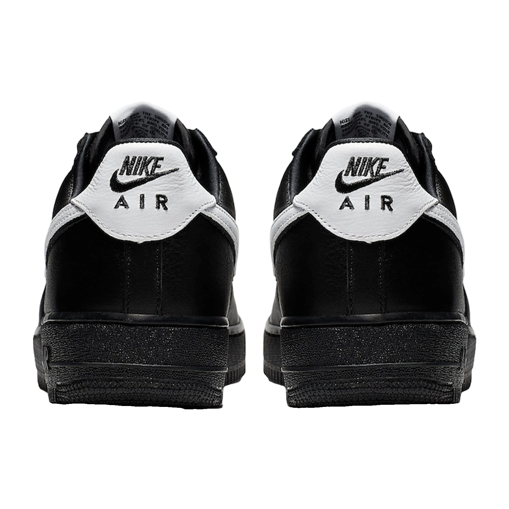 Nike Air Force 1 Low QS Black White Back