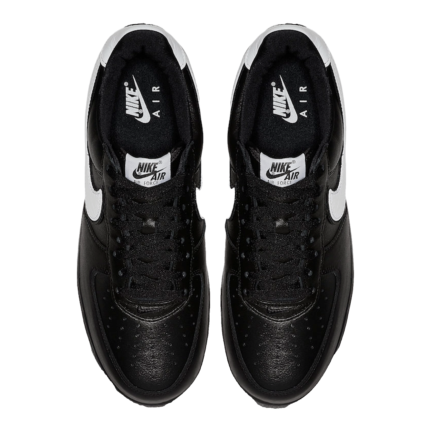 Nike Air Force 1 Low QS Black White Oben