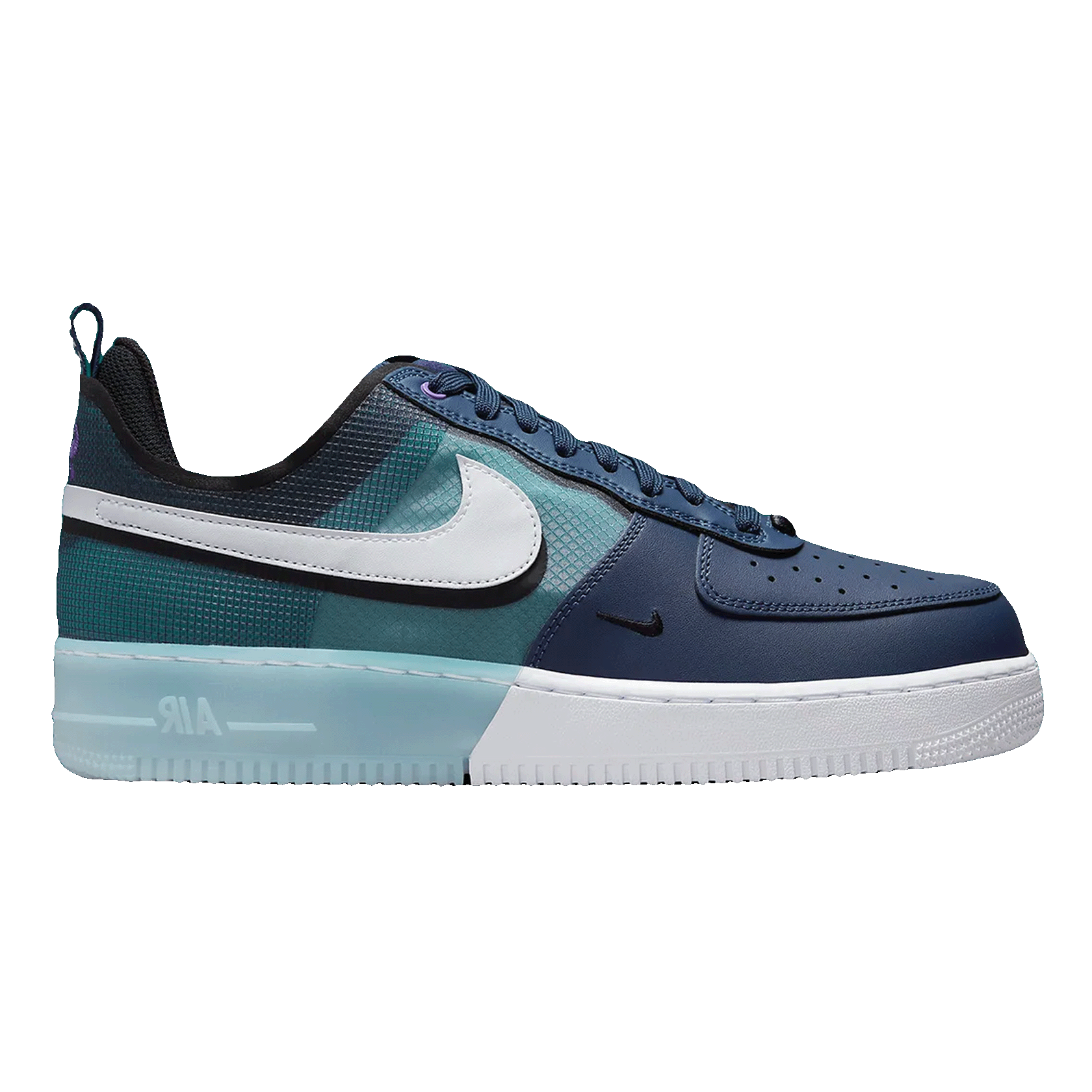 Nike Air Force 1 Low React Midnight Navy Teal