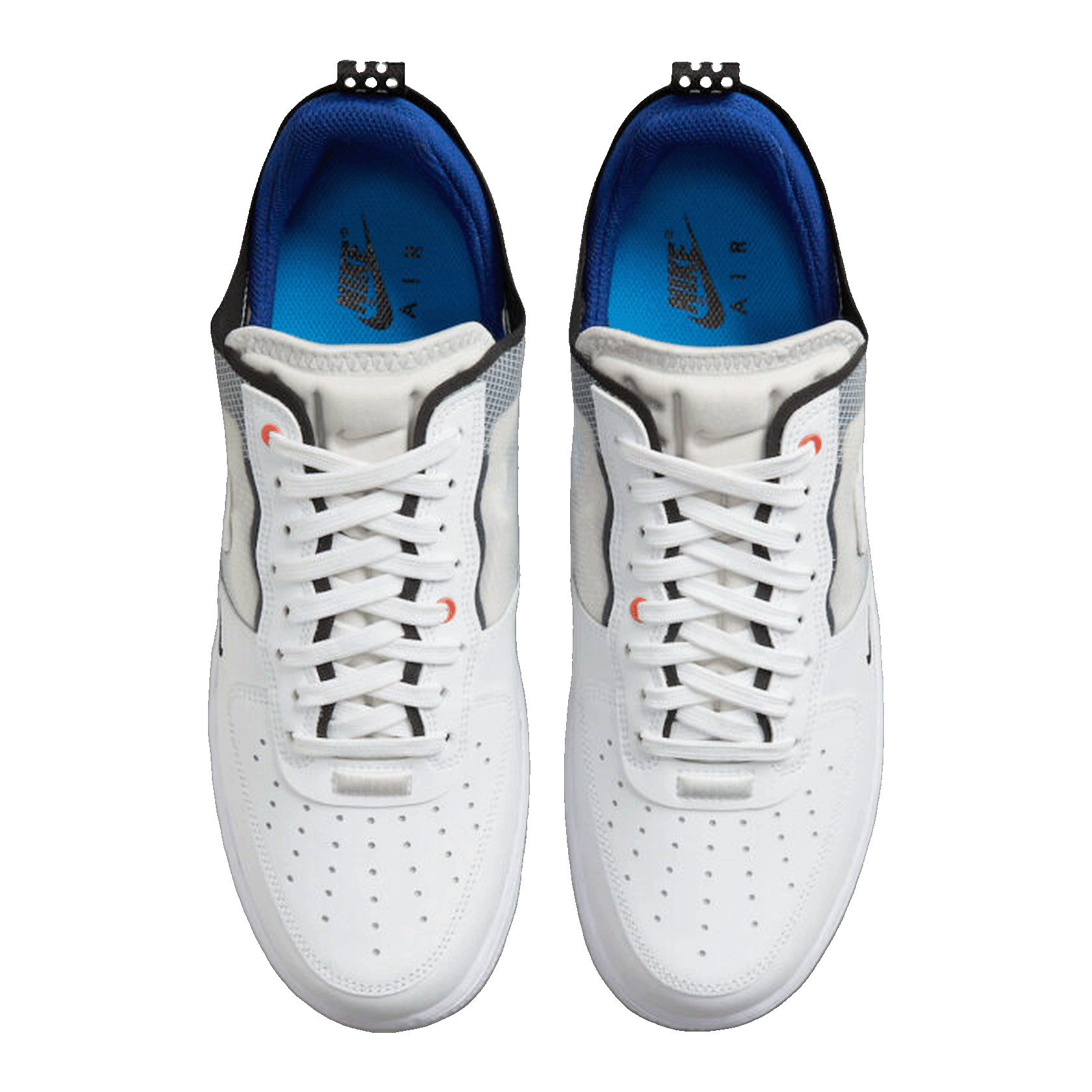 Nike Air Force 1 Low React Split White Photo Blue Oben