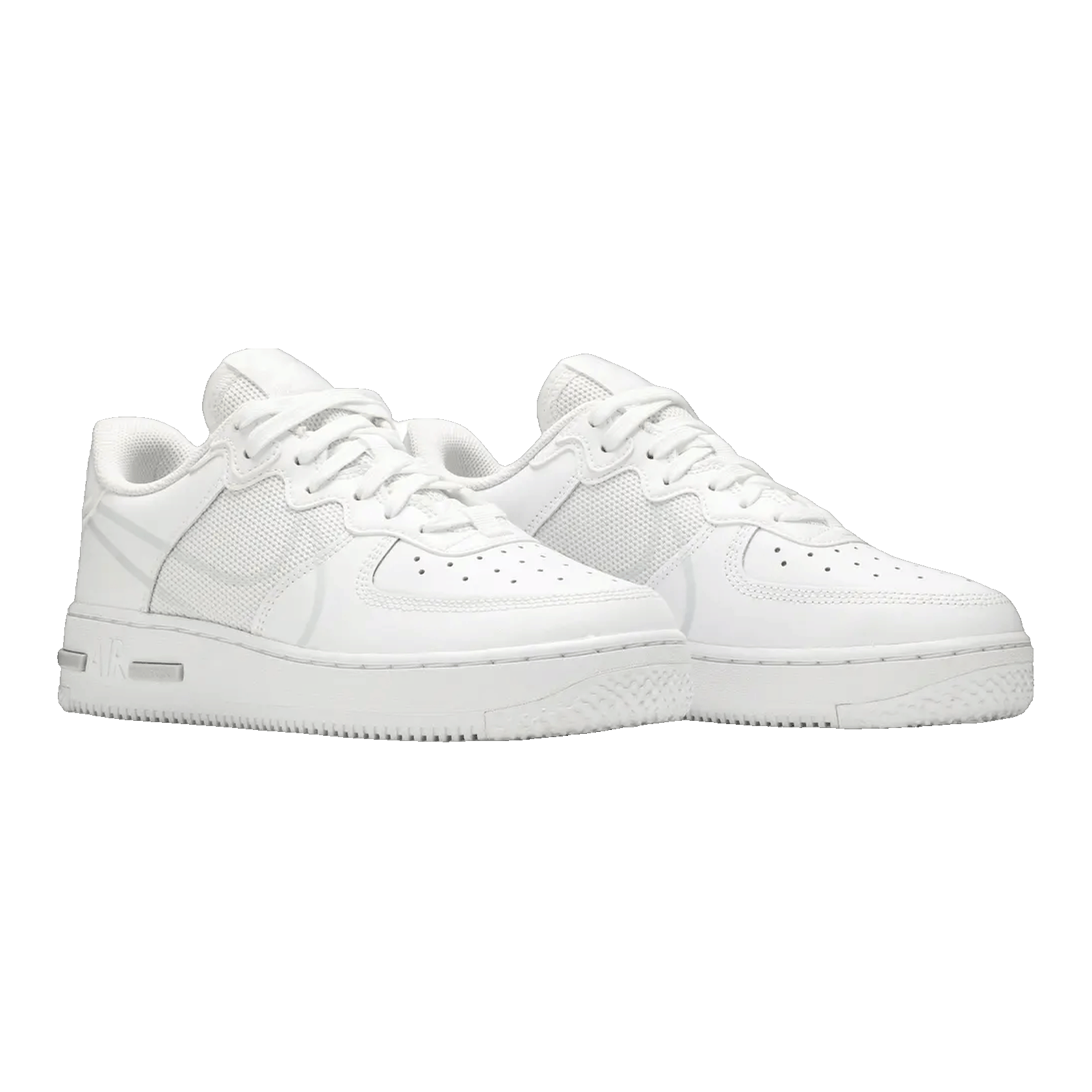 Nike Air Force 1 Low React SU White (GS) Side