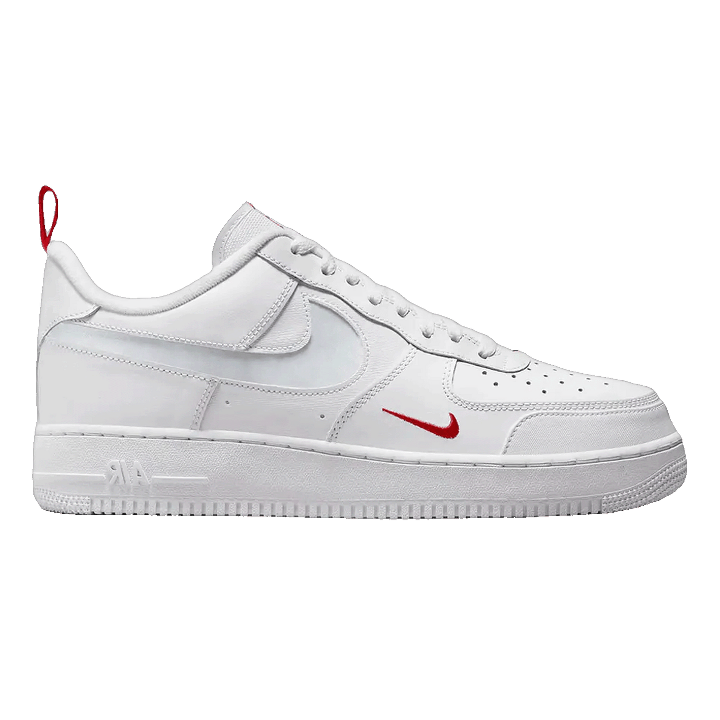 Nike Air Force 1 Low Reflective Swoosh White University Red