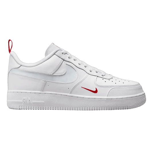 Nike Air Force 1 Low Reflective Swoosh White University Red