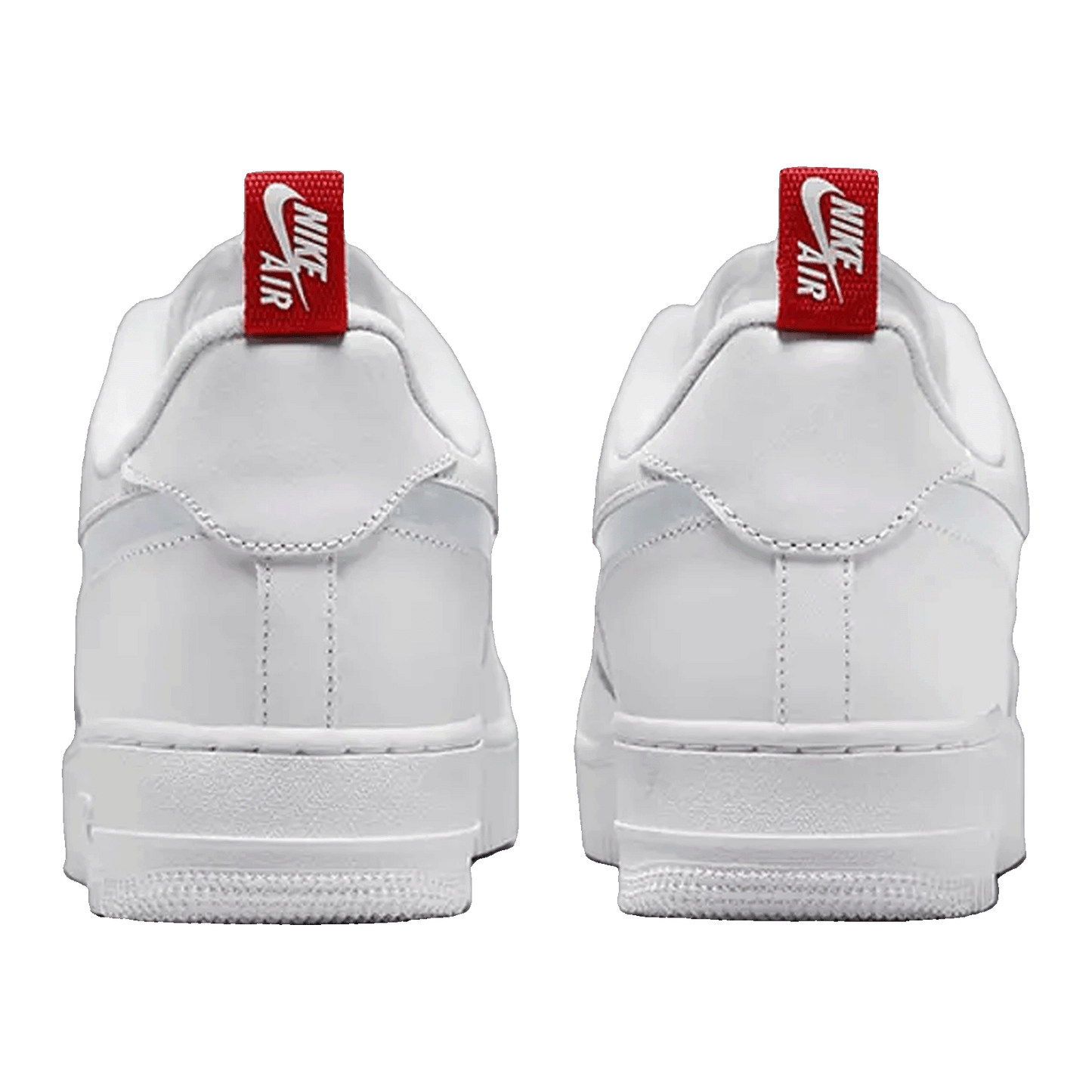 Nike Air Force 1 Low Reflective Swoosh White University Red Back