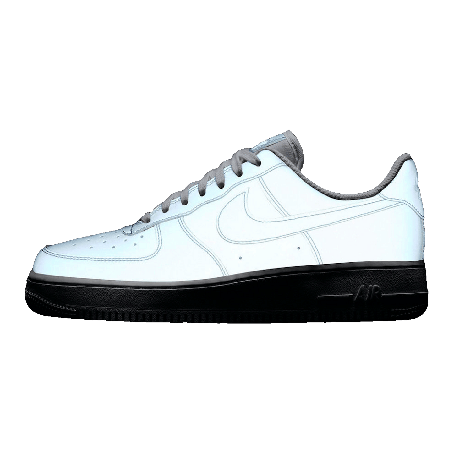 Nike Air Force 1 Low Reflective White (W) Detail