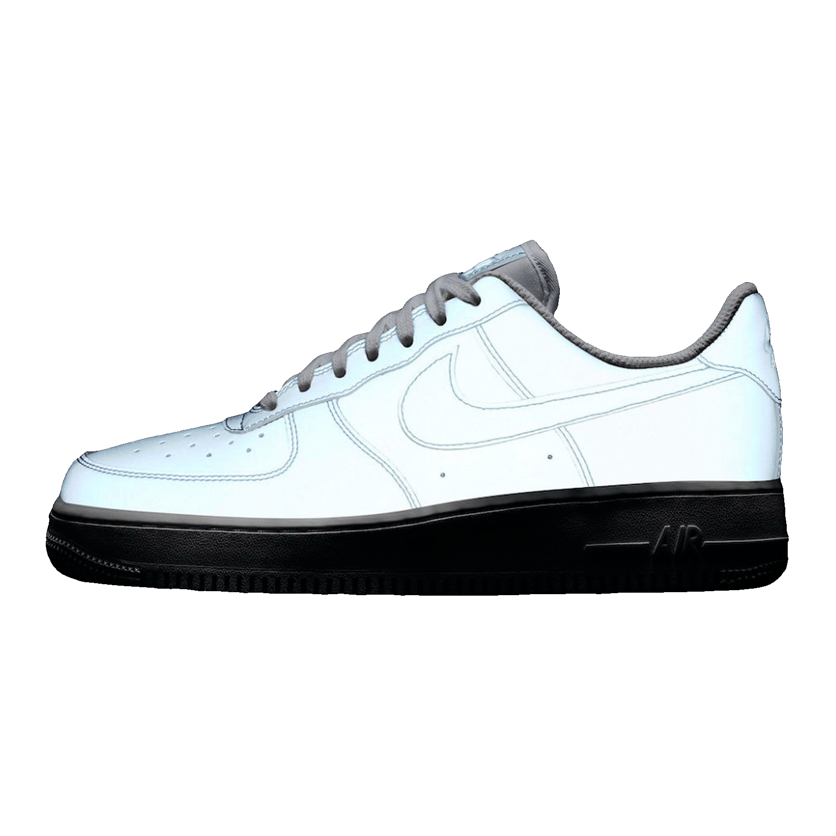 Nike Air Force 1 Low Reflective White (W) Detail