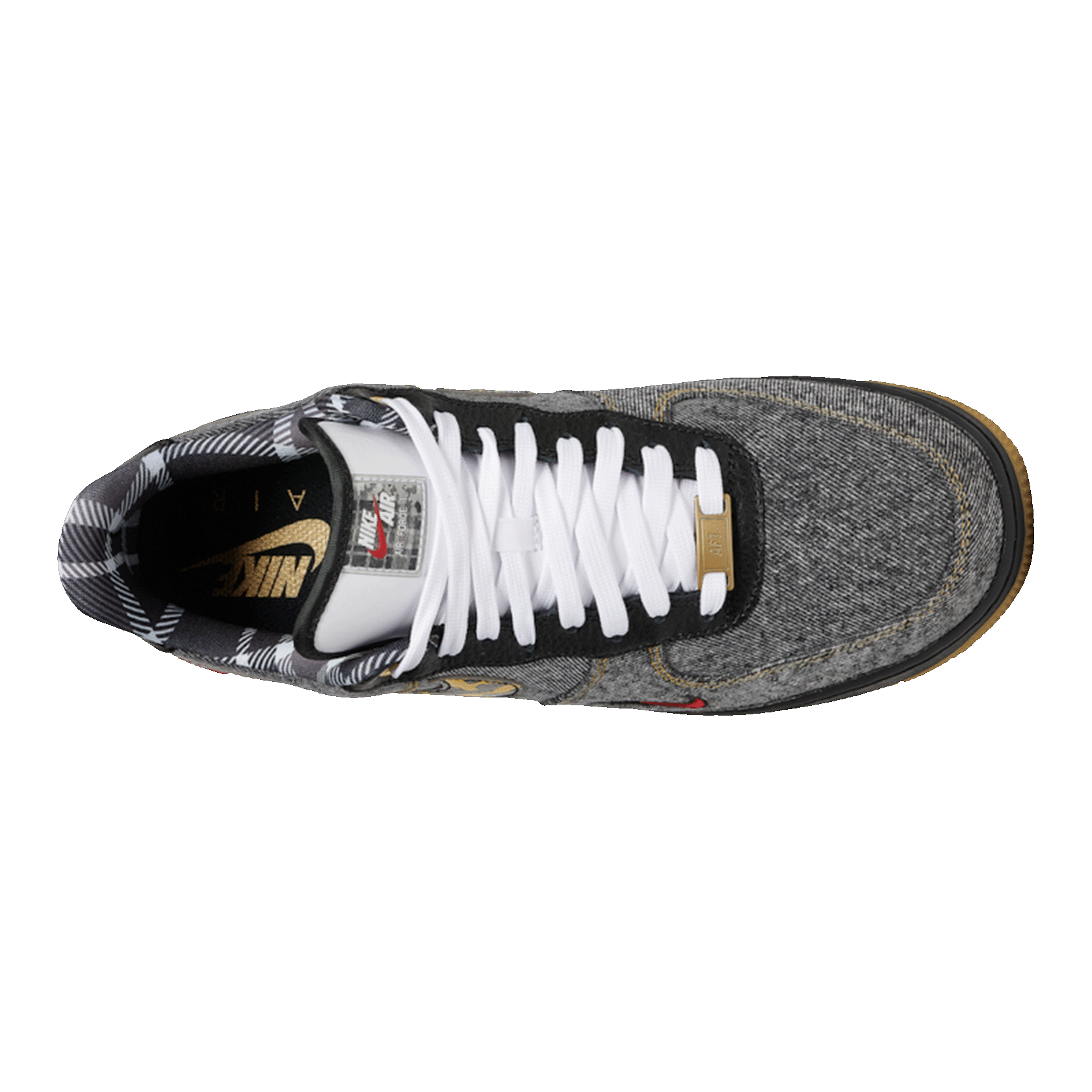 Nike Air Force 1 Low Remix Black Oben