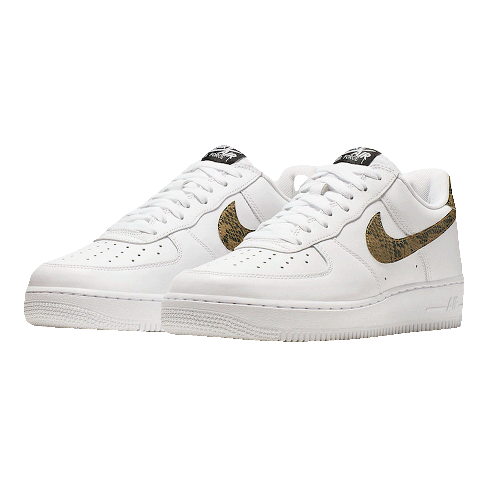 Nike Air Force 1 Low Retro Ivory Snake Side