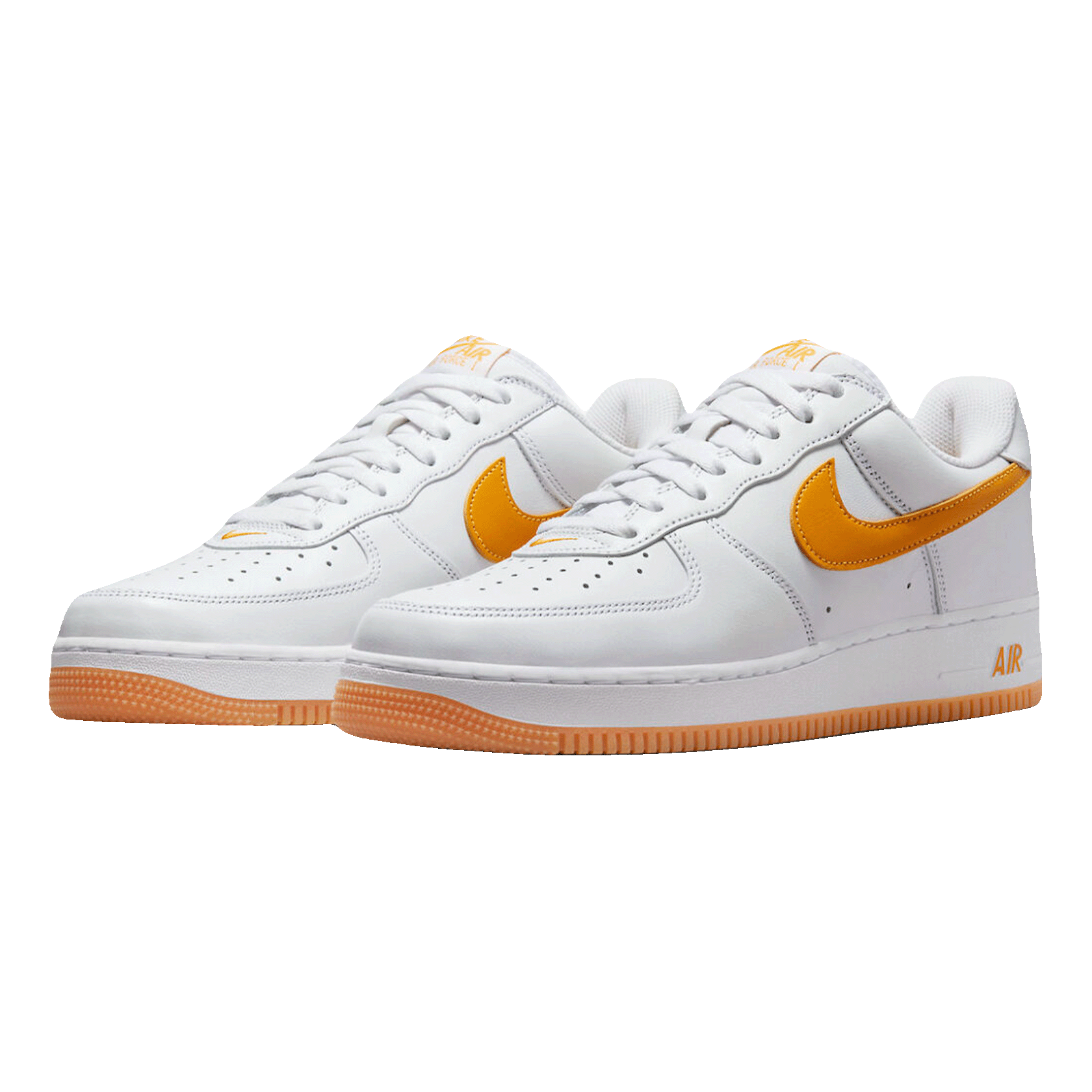 Nike Air Force 1 Low Retro QS Color Of The Month White University Gold Side