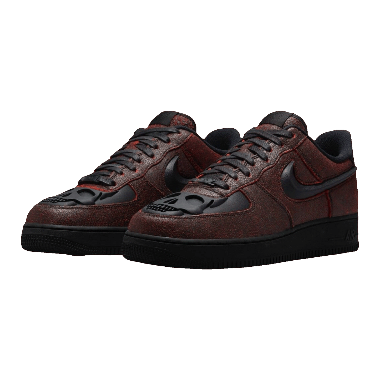 Nike Air Force 1 Low Retro QS Halloween Skull Side