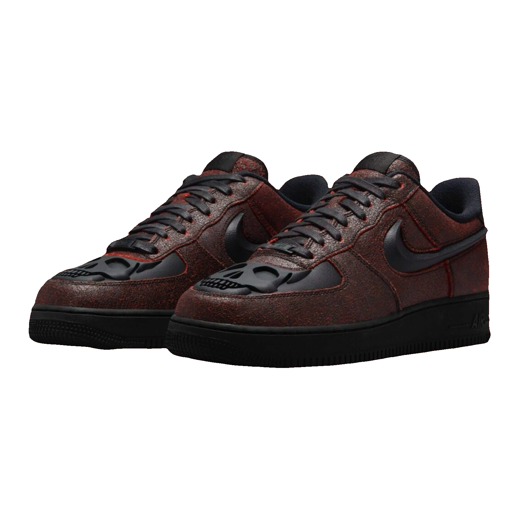 Nike Air Force 1 Low Retro QS Halloween Skull Side