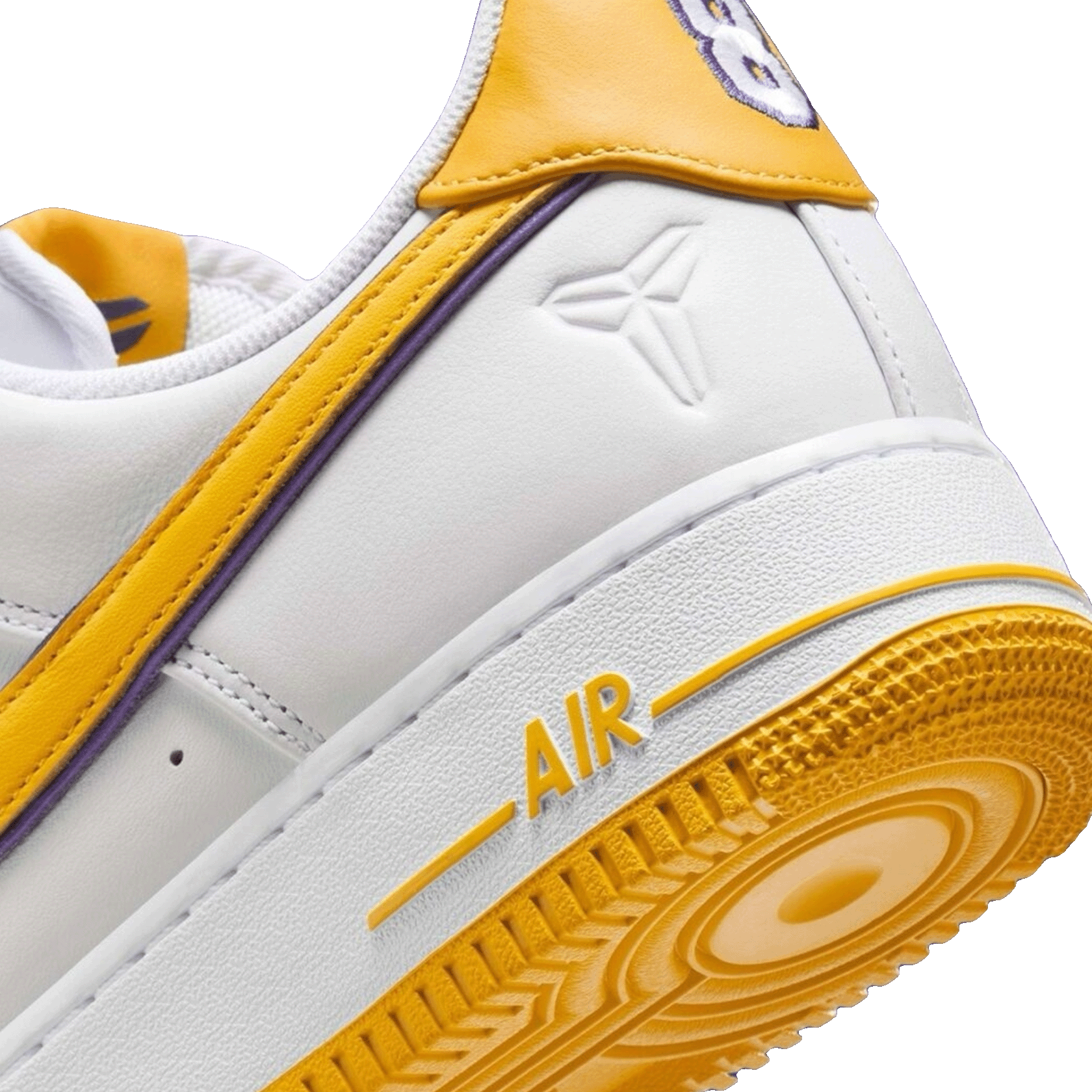 Nike Air Force 1 Low Retro QS Kobe Bryant Lakers Home Back 2