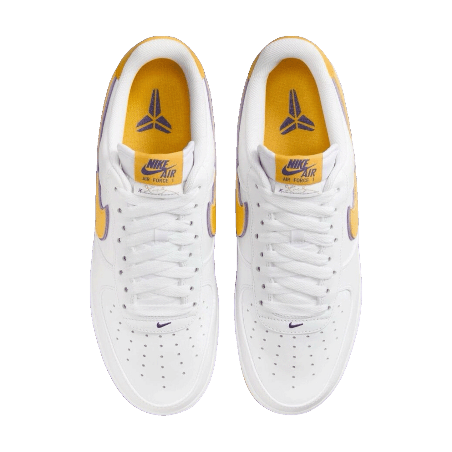 Nike Air Force 1 Low Retro QS Kobe Bryant Lakers Home Oben