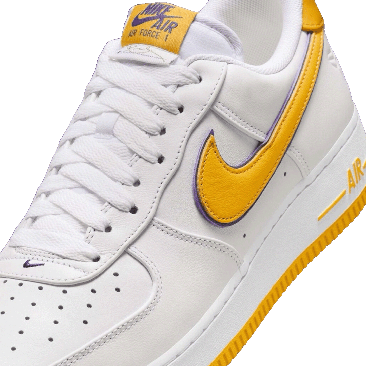 Nike Air Force 1 Low Retro QS Kobe Bryant Lakers Home Tongue