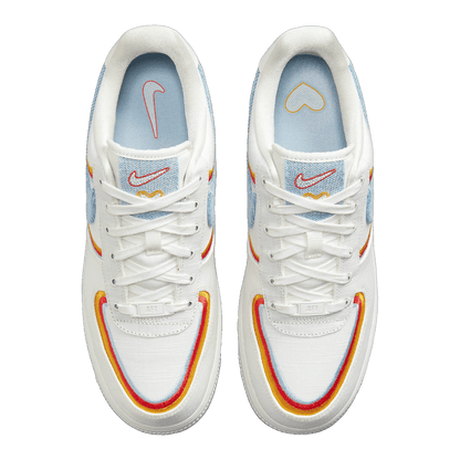 Nike Air Force 1 Low Sail Denim Swoosh (W) Oben