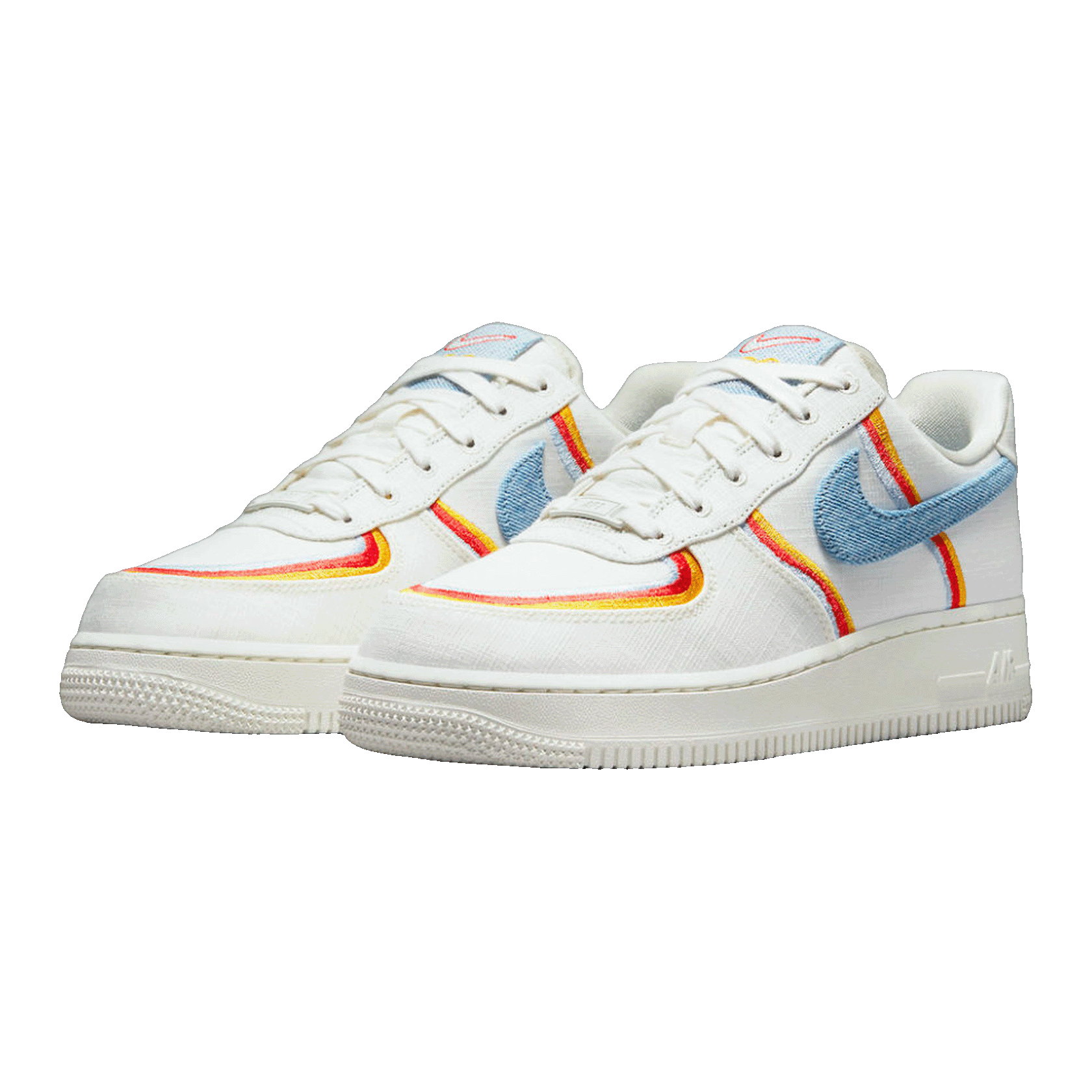 Nike Air Force 1 Low Sail Denim Swoosh (W) Side
