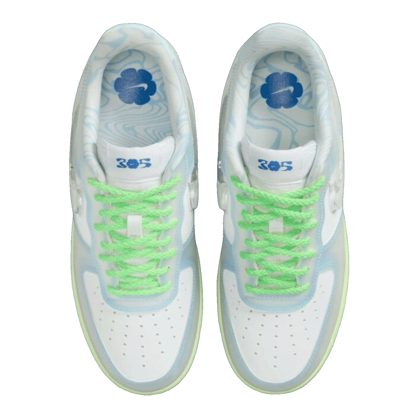 Nike Air Force 1 Low Serena Williams Design Crew Psychic Blue (W) Oben