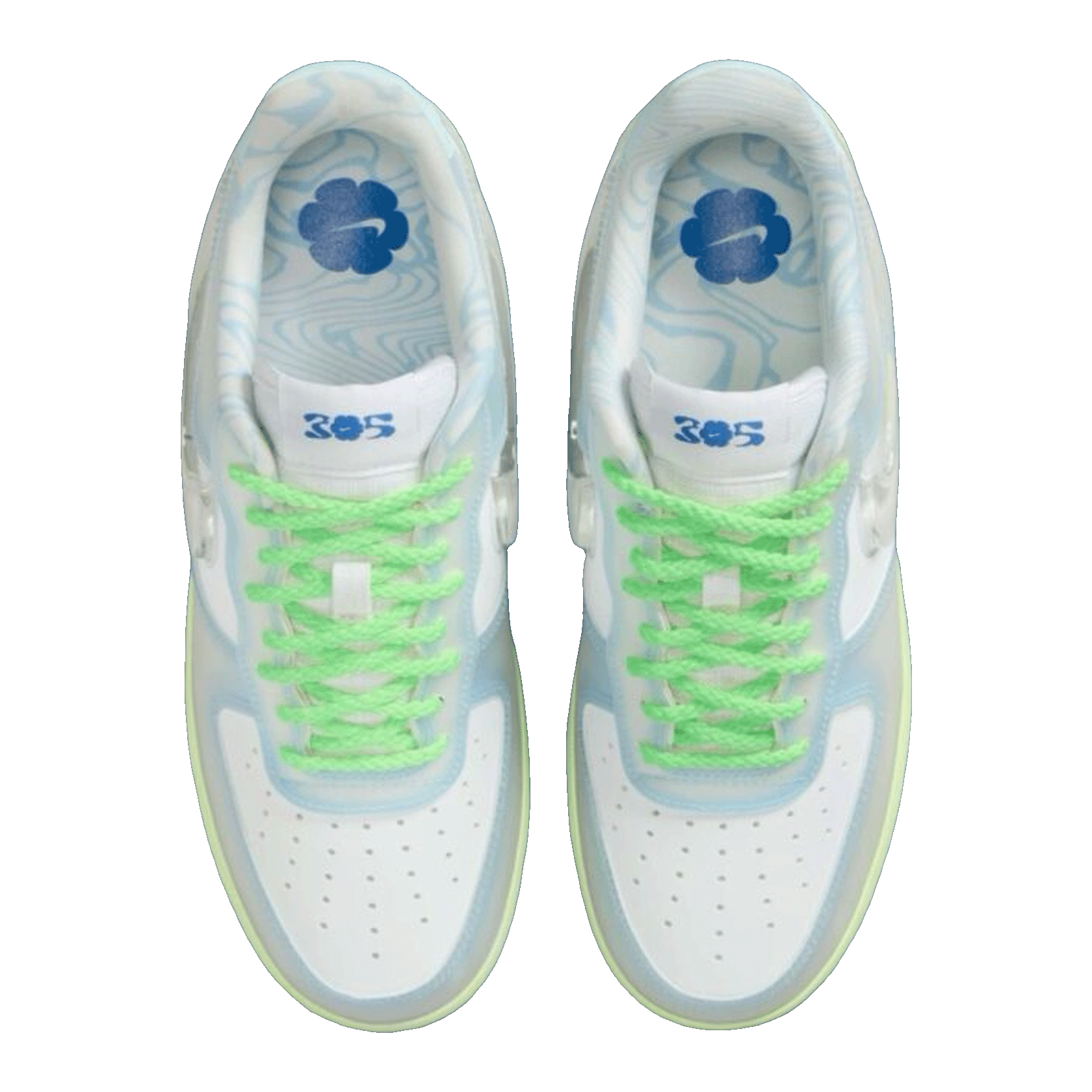 Nike Air Force 1 Low Serena Williams Design Crew Psychic Blue (W) Oben