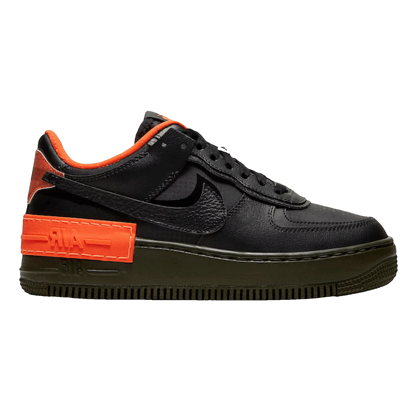 Nike Air Force 1 Low Shadow Black Hyper Crimson Cargo Khaki (W)