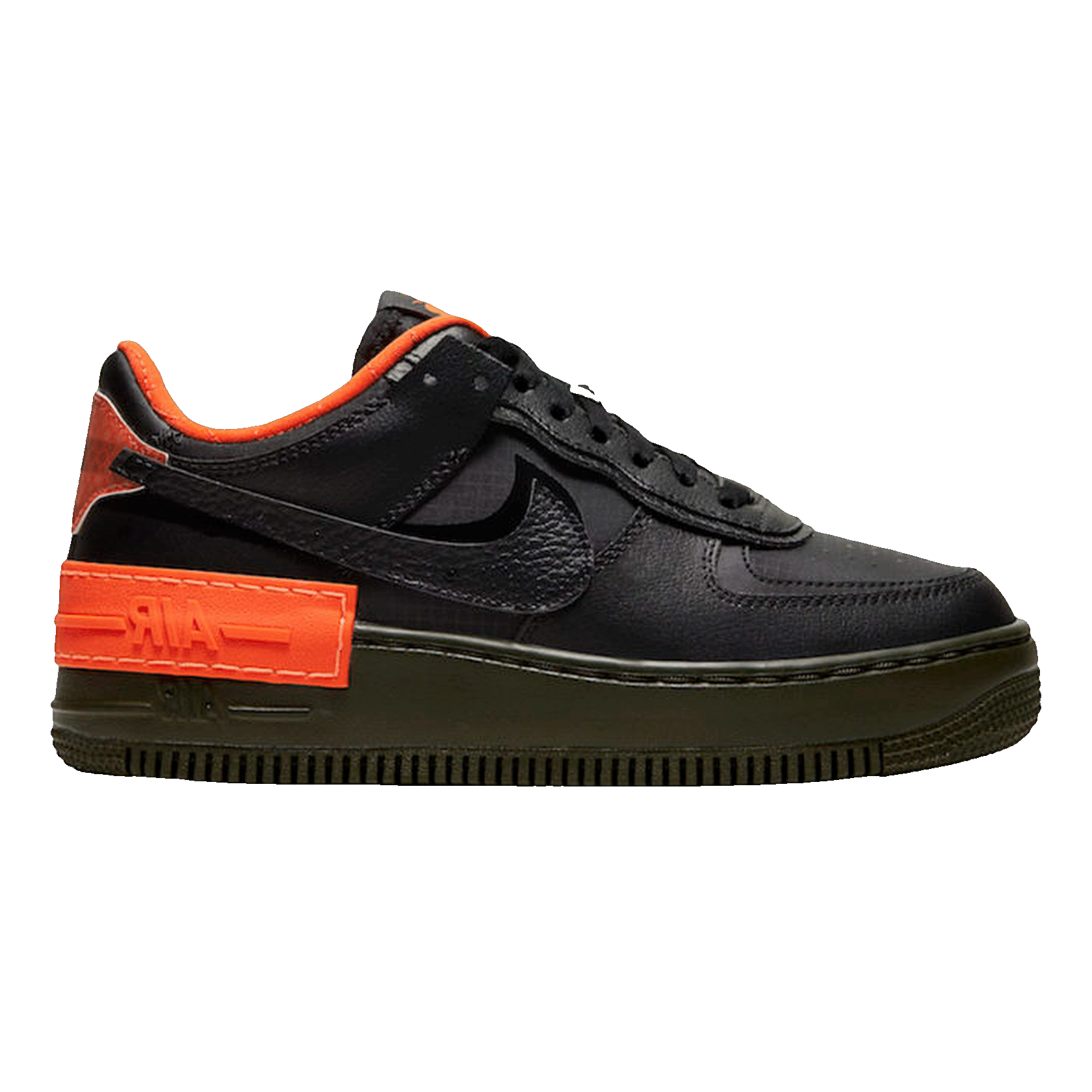 Nike Air Force 1 Low Shadow Black Hyper Crimson Cargo Khaki (W)
